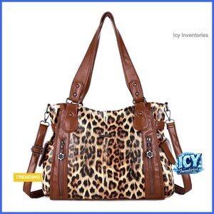 PU Leather Top-Handle Hobo Purse with Adjustable Shoulder Strap